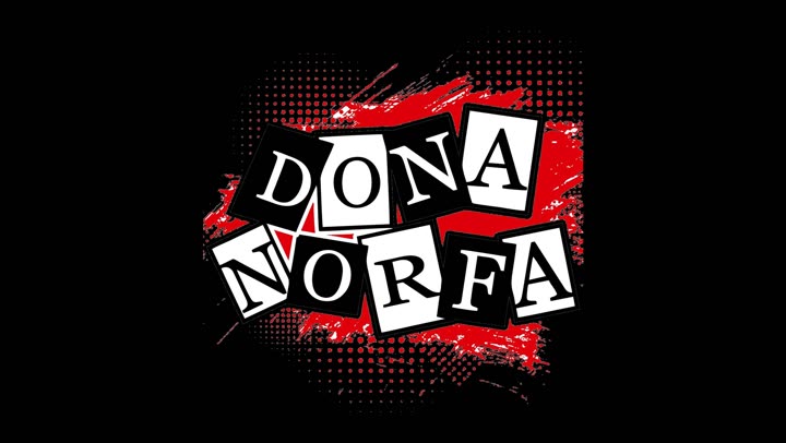 Logo Dona Norfa para painel de LED Full HD